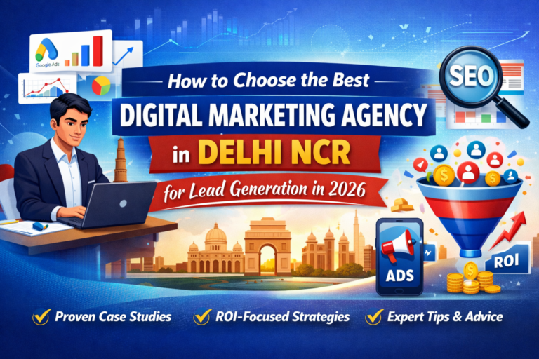 Best Digital Marketing Agency in Delhi NCR: How to Choose for Lead Generation in 2026