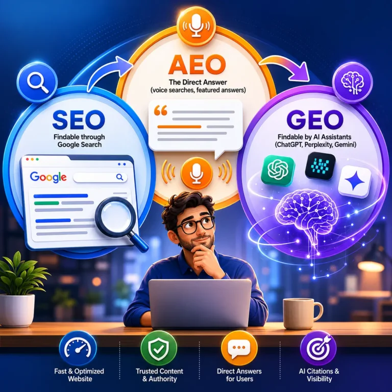 AEO vs GEO vs SEO in 2026